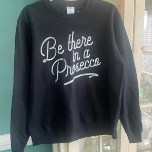 New Black Graphic Women’s Sweatshirt Prosecco